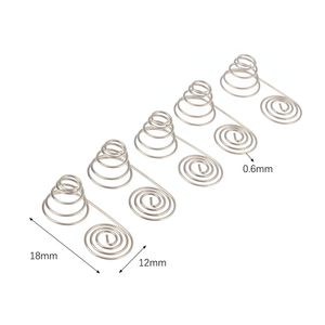 5PCS AA Battery Negative And Positive Coils Spring Contact Plate AA Battery NIckel Wire Spring