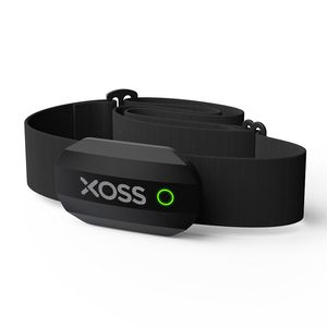 Zoster Xoss Cycling Dual Mode PASHACE med cykelkod Mätare Vattentät datasport som kör HR -sensor med bröstband