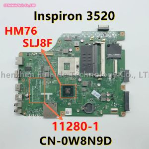Moderkort DV15 MLK MB 112801 MXRD2 för Dell Inspiron 3520 Laptop Motherboard CN0W8N9D 0W8N9D W8N9D HM76 SLJ8F DDR3 100% Testad OK