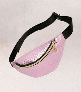Kadınlar serseri ayarlanabilir kemer çantası fanny paketi çantası seyahat kalça çanta bel festivali para kemeri deri tatil cüzdanı siyah altın2099181