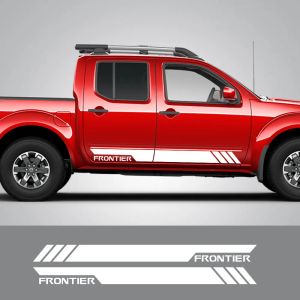 For Nissan Frontier Car Door Side Skirt Stripes Stickers Pickup Truck Graphics Vinyl Decor Decals Cover Auto Tuning Accessories