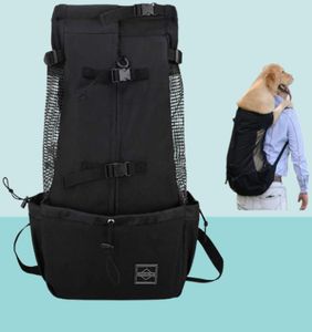 Backpack per cani da compagnia regolabile per portatore per cani da cane a 4 colori per tasche per cuccioli di grandi dimensioni per cuccioli di tasche extra moto