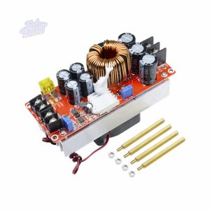 1800W 40A 1500W 30A 1200W 20A DC-DC Boost Converter Step Up Modul 10-60V till 12-90V Justerbar spänningsladdning av strömförsörjning