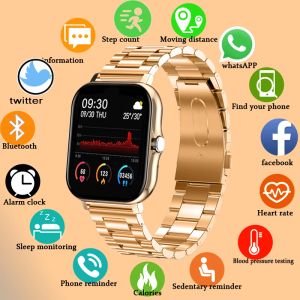 Смотреть Lige New Bluetooth Call Smart Watch Watch Fendull Touch Screen Screen Sports Fitness Watch Bluetooth подходит для Android IOS Smart Wwatch