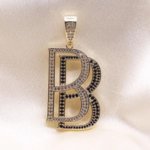 Colares pendentes Soxw letra 18k Pulseira de charme banhado a ouro para jóias fabricando suprimentos de cobre Acessórios de colar de cobre