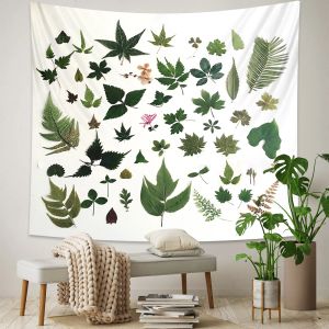 Planta de flor decoração de casa tapeçaria ioga tapete sofá manta de parede pendurada lençol