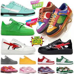 designer shoes Panda Barbie blue Lobster Purple Plum Triple Pink Shark Black white Beige Brooklyn MCA sail mens shoes des chaussures trainers sneakers womens