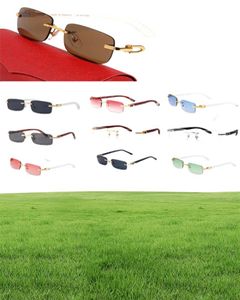 Nuovi occhiali da sole da sole bufalo corno di moda occhiali da sole per uomini donne senza bambola di bambù occhiali occhiali occhiali occhiali con scatole custodie nettes gafas3354613