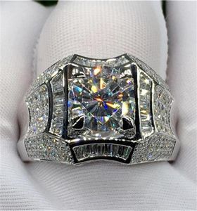3 Carats Diamond Ring for Men Rock 14k Gold Jewelry Anillo Esmaltado Silver 925 Jewelry Bague Diamant Bizuteria Rings79338488902782