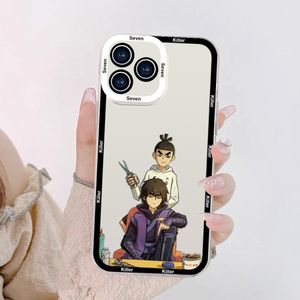 Scissor Seven Anime Phone Case For iPhone 11 12 Mini 13 14 Pro Max Transparent Shell