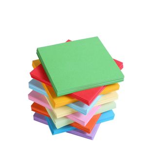 100 pezzi colorati A4 Copia Copia Artigianato e carta Stampa di carta colorata Doppio Sides Origami Packaging Decorazione artigianale