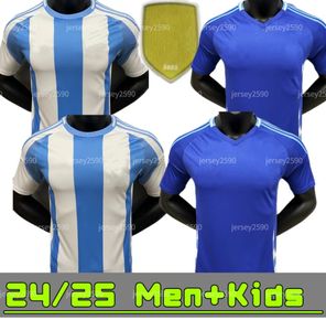 2024 كرة القدم قمصان الأرجنتين 3 نجمة Messis 24 25 مشجعي الإصدار Mac Allister Dybala di Maria Martinez de Paul Maradona Child Kit Men Hom Women Football Shirt