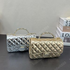 Bolsa de designer de luxo feminino Mini mini pérola Bolsa de lancho