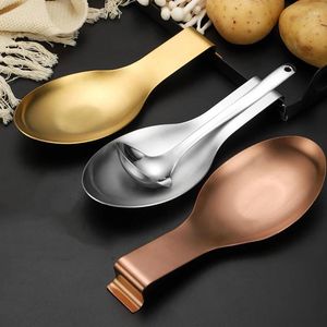 Kitchen Storage Gold-plated Thickened Stainless Steel Tableware Spoon Shelf Buffet Clip Tray Radium Restaurant Utensil Holder