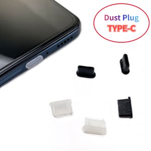 5-10PCS Type-C Dust Plug USB Charging Port Protector Silicone Cover for Samsung Huawei Smart Phone Accessories