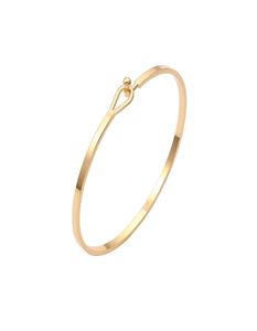 Bracelets de charme Pulseira de barra de ouro elegante para mulheres simples delicadas delicadas punhos de punho de punho 18k Jóias minimalistas de feita artesanal AM3177633