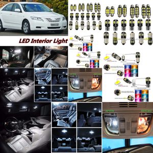 TCART Erro de frete grátis LED grátis peças interiores kit de luz pacote de pacote de mapa de mapa para toyota Camry 40 acessórios de carros 2006-2011