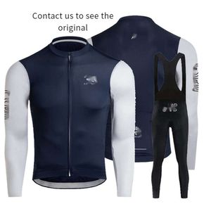 Våren och hösten ny cykeldräkt Men Long Sleeve Set Professional Highway Bicycle Cykeldräktutrustning