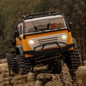 Crossrc JT6 6WD 6x6 RTR 2.4GHz 1/10 RC Elektrikli Uzaktan Kumanda Model Araba Paletli Düz Yatak Kamyon Römork Yetişkin Çocuk Oyuncakları