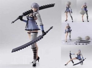 Аниме мультфильм игры Nier Automata Replicant Gestalt Kaine Совместное действие Фигура фигура PVC Collection Model 14 см Q0621235D5865928