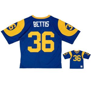 قصزة كرة القدم المخيمة 36 Jerome Bettis 1994 Mesh Legacy Retro Classics Jersey Men Women Youth S-6XL