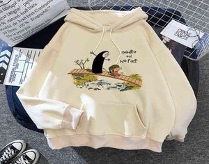 Kawaii Anime Funny Cartoon Studio Ghibli Totoro Capuzes Sorto Homens Harajuku Top Pullover Sportwear Casual Capuz quente Y17433881