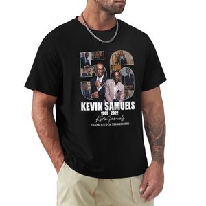 Signatura Kevin Samuels 1965-2022 REST in pace t-shirt top estate topila t-shirt da uomo magliette grafiche anime
