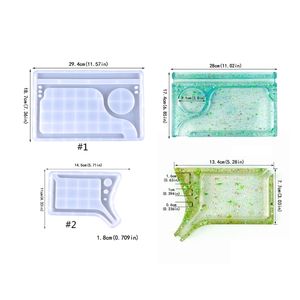 Stampi di resina per stampo per vassoio in resina e resina in silicone grande stampo