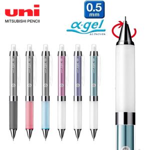 Pencils Japan Uni Mechanical Pencil M5858GG Antifatigue Soft Grip Lead Core Rotation 0.5mm Cute School Supplies Stationery Cute Pencil