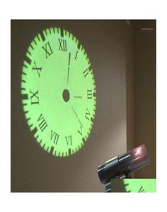 Wall Clocks Creative Analog Led Digital Light Desk Projection RomaArabia Clock Remote Control Home Decor Us1 Drop Delivery Garden8665225