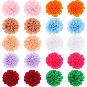 Hundebekleidung 20 Stcs Bogendekorpelte Haustierkragen Blumen Accessoire Universal Neck Katze Polyester Pflegezubehör versorgt dekorativ