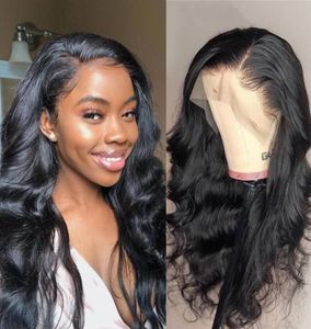 Unprocessed Peruvian Hair 134 Lace Frontal Body Wave Human Hair Wigs For White Women Pre Plucked 150 Density Full Lace Wigs85455734196061
