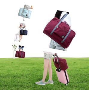 2021 Suitcases Nylon Foldable Travel Bags Unisex Large Capacity Bag Luggage Women WaterProof Handbags Men Clothing Organizer8255017