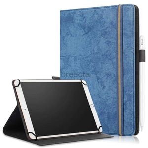 Корпуса с таблетками ПК Универсальные 10 планшетов кожаная крышка PU для 7 8 9 10,2 10,5 10,9 11 дюймов для iPad Air 1 2 3 4 Корпус планшета для iPad Samsung 240411
