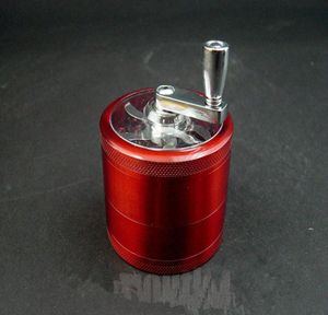 63mm Metal Alloy Handle Grinder Tobacco Grinder Herb Grinder 4 Piece 25 Inches Hand Mill Muller Spice Crusher Aluminium Hand Crank5778066