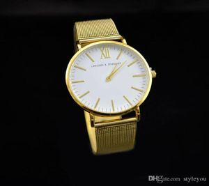 Relógio da marca de moda Larsson e Jennings relógios para homens famosos Montre Quartz Watch Strap Strap Strap Slowes7661810