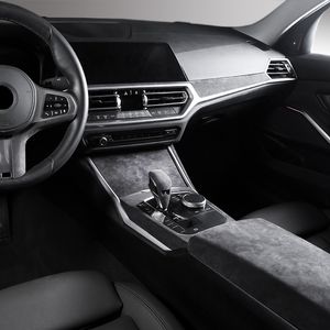 TPIC für BMW G20 320i 325i 330i Alcantara Innenverkleidung Lenkrad Rahmen Autokonstrolle Konsolenabdeckung Panel Aufkleberzubehör