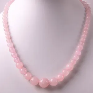 Подвесные ожерелья Rose Quartz