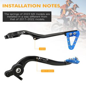 Para husqvarna te 300 te 300i te 250i forjou a alavanca do pedal de freio forjado alavanca de mudança de alavanca de mudança de marchas FE 250 350 450 501 TX FX TC FC 2017-2024