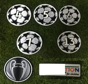 Collectable New Champions Cup Ball and Respect Patch Football Print Patches Badges Stamping Heat Transfer Pattern4400805