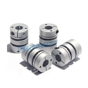 D34L45Double Diaphragm Shaft Coupling 6/6.35/7/8/10/11/12/12.7/14/15/16 mm Plum Shaft Coupling CNC Stepper Motor Coupler