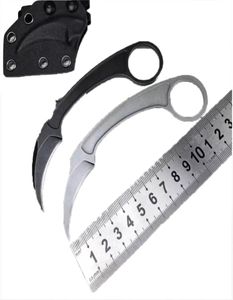 Högkvalitativ ny ankomst Bastinelli Tactical Knives 440C Stone Wash Blade Full Tang Steel Handle Fixed Blade Paper Cutter Knife9411493