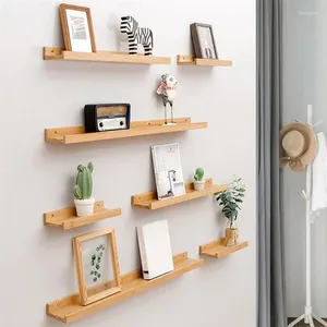 Decorative Plates Corner Wall Stand Floating Display Shelf Hanging Wooden Shelves Storage