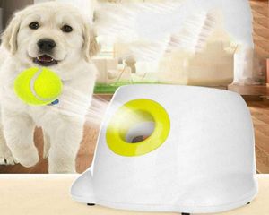 Cheapest Dog pet toys Tennis Launcher Automatic throwing machine pet Ball throw device 369m Section emission with 3 balls8170472