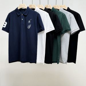 Męska koszulka polo 2024 Summer polo lapel koszulka polo półpolowa koszula Pure Cotton Class