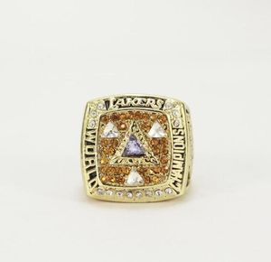 Holida de alta qualidade de alta qualidade Novo Super Bowl Lakers 2002 Ring Men Rings8586151