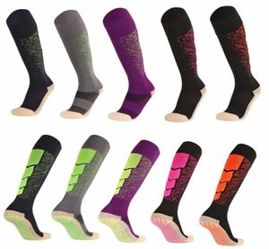 2019 Radsport -Jogging -Socken Baumwolle lange Nonslip Soccer Socken Sport Football Knöchel Bein Shin Guard -Komprimierung Beschützer für MEN348598299869