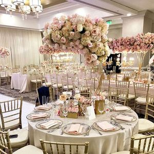 5pcswedding altın metal çiçek standı masa centerpieces düğün dekorasyon zemin çiçek vazo avize tutucu