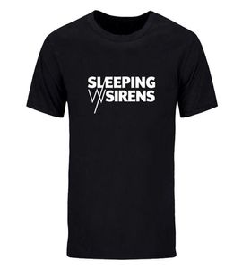 Dormindo com sirenes camiseta masculina banda de rock camise