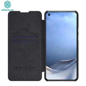 Shavers for Xiaomi Mi 11 Lite / 5g Ne Flip Case Nillkin Qin Leather Flip Cover Card Pocket Phone Bags Book Case for Xiaomi 11t / 11t Pro